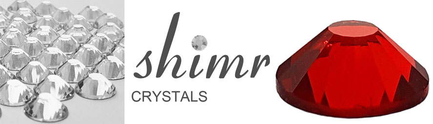 Brilliant sparkle with Shimr Crystal Diamantes. A great alternative to Swarovski and Preciosa crystals