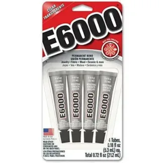 E-6000 Industrial Strength Craft Glue, 3.7 Oz. Large Tube