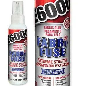 E6000 Fabric Fuse Glue Extreme Stretch Clear 2 oz