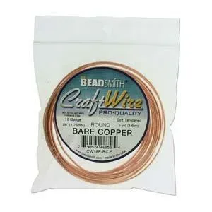 Copper Wire 1.25mm Gauge Bare Copper Wire Antique Copper Wire 16g