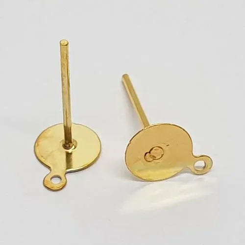Phillips House Infinity Loop Stud Earrings in 14kt Yellow Gold and Diamonds   Baileys Fine Jewelry