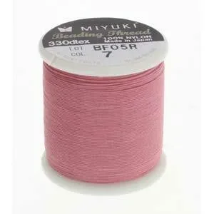 Miyuki Nylon Beading Thread B (50m) Silver / 330dtex