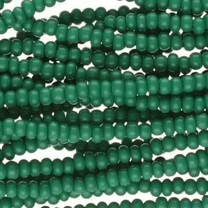 100g BLUE OPAQUE GLASS SEED BEADS 11/0 2mm 8/0 3mm 6/0 4mm