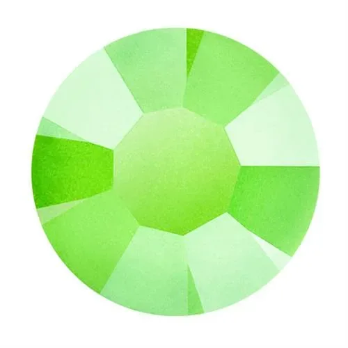 Preciosa Maxima Flatback Rhinestones Crystal Neon Green