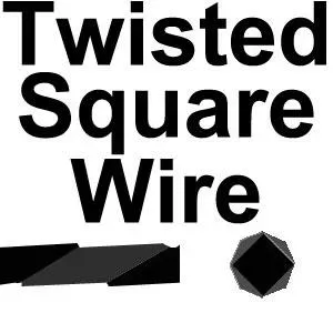 Twisted Square Wire
