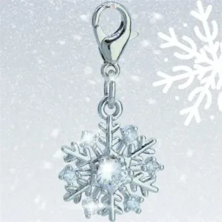 Snowflake Zirconia Charms