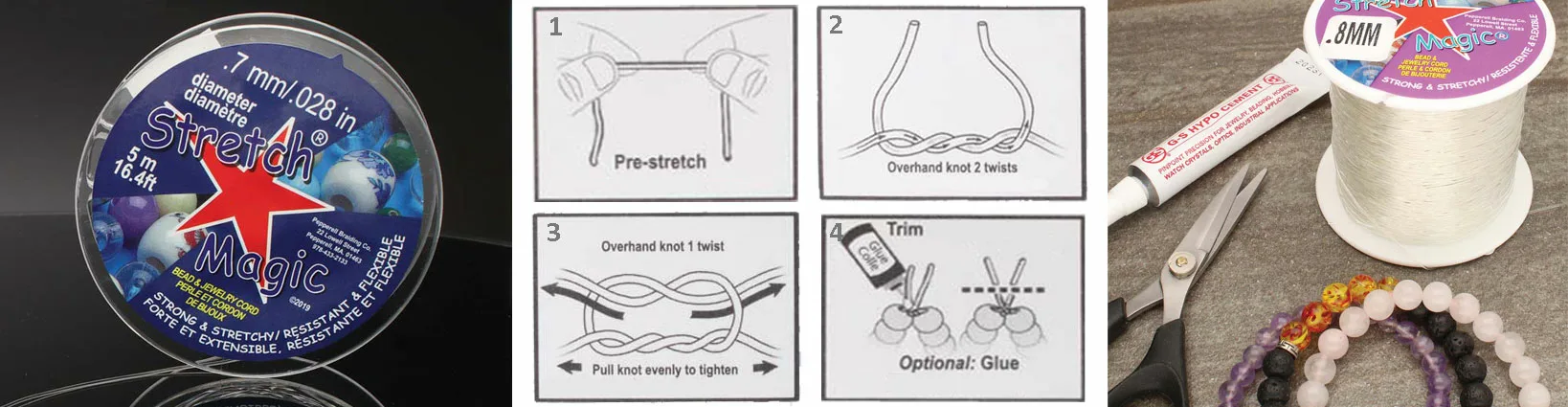 Stretch-Magic Elastic Beading Cord