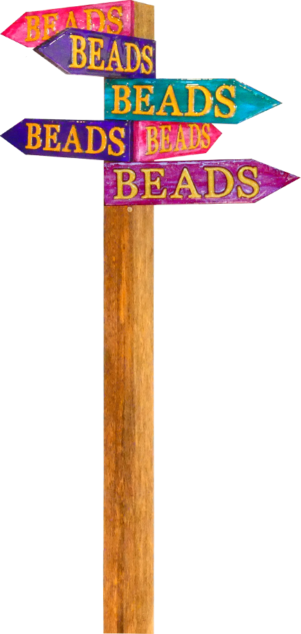 Beads and Beads and Beads Sign