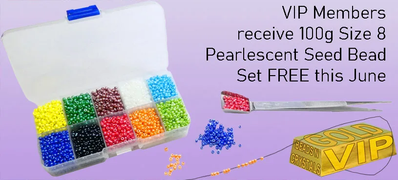 VIP June Free Seed Beads