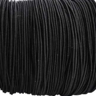 Stretch Magic Pony Bead Cord 1.0 mm, 100 Meter Black