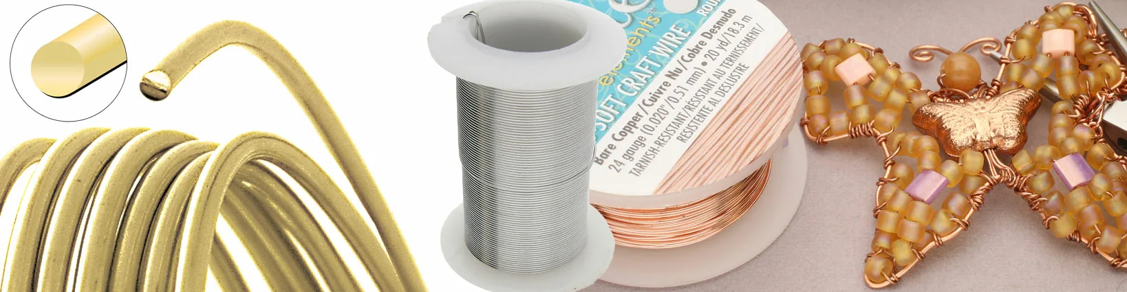 Beadsmith Craft Wire, Silver Colour: 24 gauge - The Bead Hold