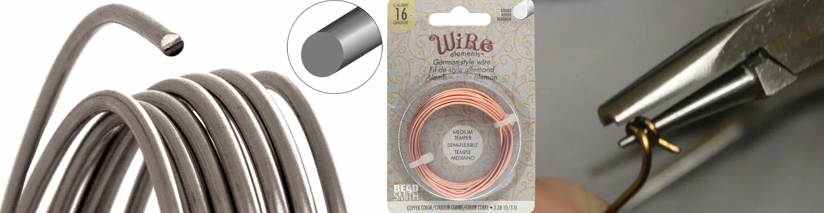 Copper Wire 1.25mm Gauge Bare Copper Wire Antique Copper Wire 16g