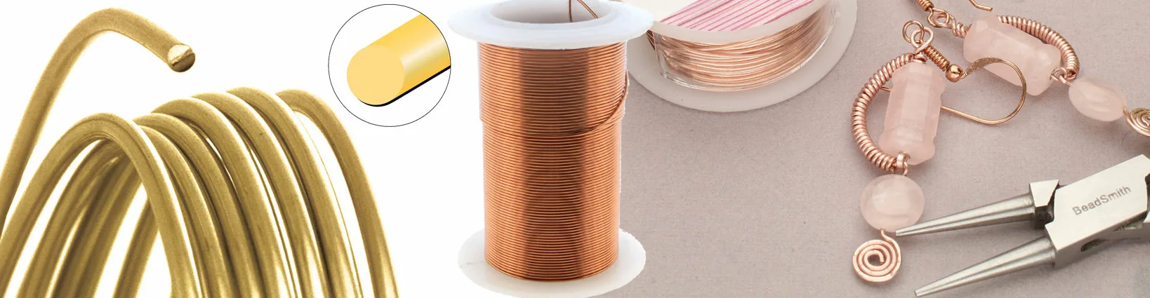 CRAFT WIRE 22GA ROUND 8YD NON TARNISH GOLD