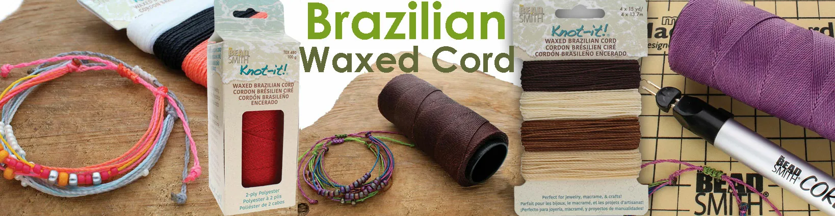 3-Ply 1mm Waxed Polyester Cord, 1mm Waxed Thread, Twisted Beading