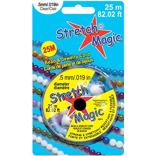 Stretch Magic 0.5mm Clear 25m Roll