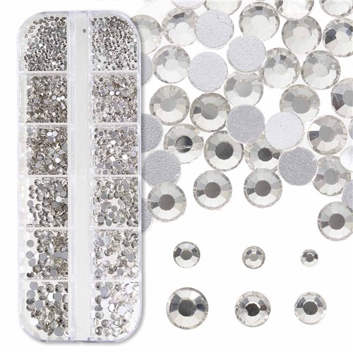 Crystal FX Rhinestone Assortment Crystal 1500pc Pack