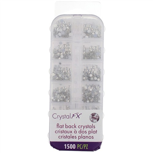 Crystal FX Rhinestone Assortment Crystal 1500pc Pack - Image 3