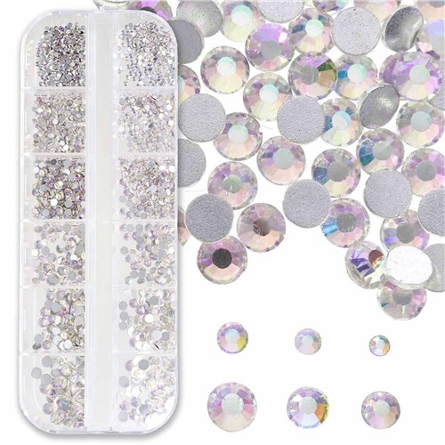 Crystal FX Rhinestone Assortment Crystal Spectrum 1500pc Pack