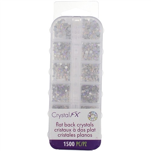 Crystal FX Rhinestone Assortment Crystal Spectrum 1500pc Pack - Image 3