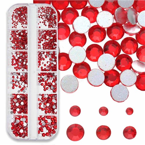 Crystal FX Rhinestone Assortment Light Siam 1500pc Pack