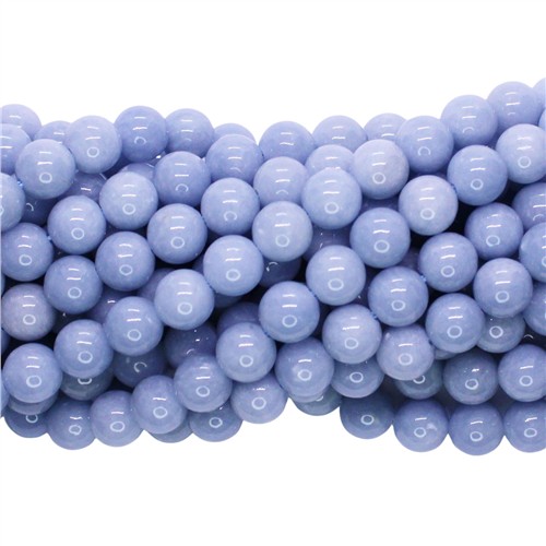 Angelite A Grade 8mm Round Beads Strand