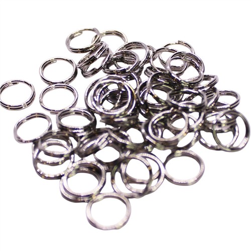 Split Ring 7mm Antique Silver 100pk