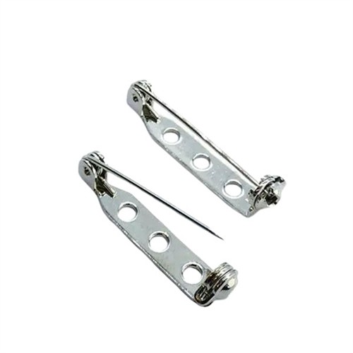 Brooch Back 2.6cm Antique Silver Roller Catch