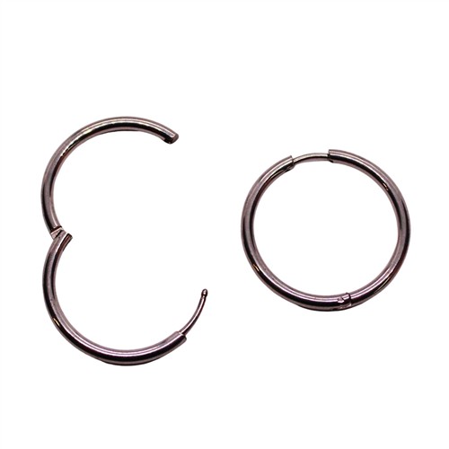 Titanium Steel Hoop Earring 24mm 12pk