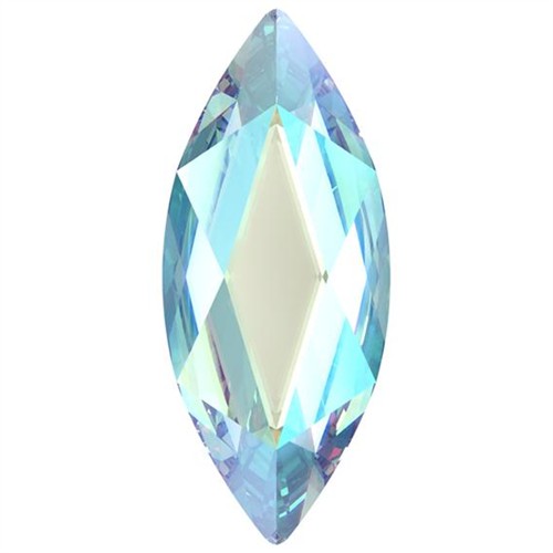 Swarovski 2201 Marquise Flat Back 14x6mm Aquamarine Shimmer 6pk