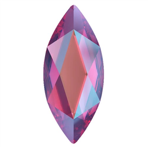 Swarovski 2201 Marquise Flat Back 14x6mm Scarlet Shimmer 6pk