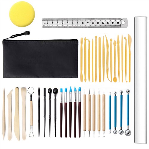 Clay Workers Tool Assortment Pack 40-Piece Set