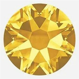 Swarovski Flatback Hot Fix 2058 SS16 Sunflower 48pk