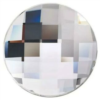 Swarovski 2035 Chessboard Circle Flat Back 14mm Crystal Foiled 4pk