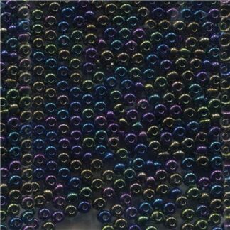 Czech Size 6 Round Seed Beads Dragon Eyes Mix 24g Tube