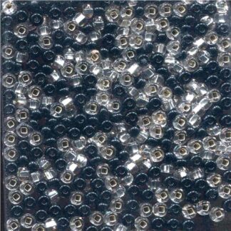 Czech Size 6 Round Seed Beads Black Tie Affair Mix 24g Tube