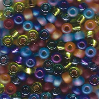 Czech Size 6 Round Seed Beads Prairie Mix 20g Tube