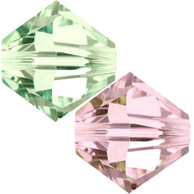 Swarovski 5328 6mm Bicone Cantaloupe Colour-Change