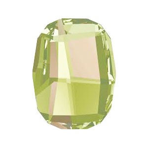 Swarovski 2585 Graphic Flatback 14mm Crystal Luminous Green 4pk