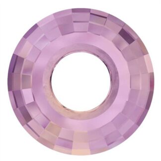 Swarovski 6039 Disk Pendant 38mm Crystal Lilac Shadow