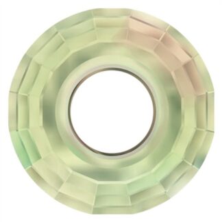 Swarovski 6039 Disk Pendant 38mm Crystal Luminous Green