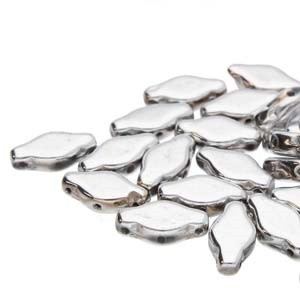 Navette 12x6mm 3-Hole Beads Crystal Full Labrador 20pc Tube