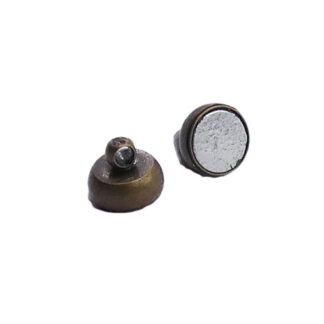 Magnetic Clasp 11x7mm Drum Antique Bronze