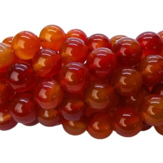 Carnelian 12mm Round Beads Strand