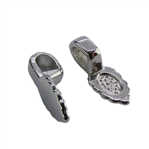 Glue-on Bail 6x16mm Antique Silver Each (LNCF)