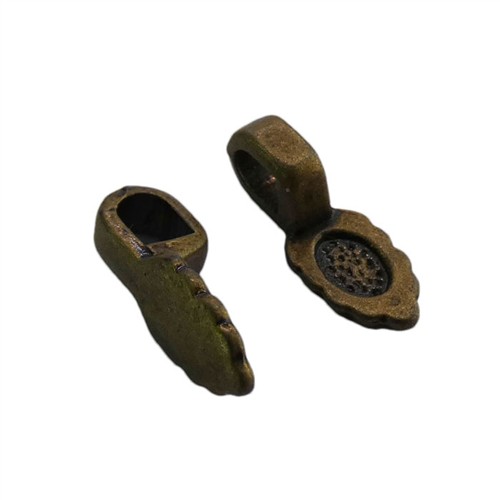 Glue-on Bail 6x16mm Antique Bronze Each (LNCF)