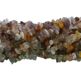 Botswana Agate 3-5mm Chips Beads 32" strand