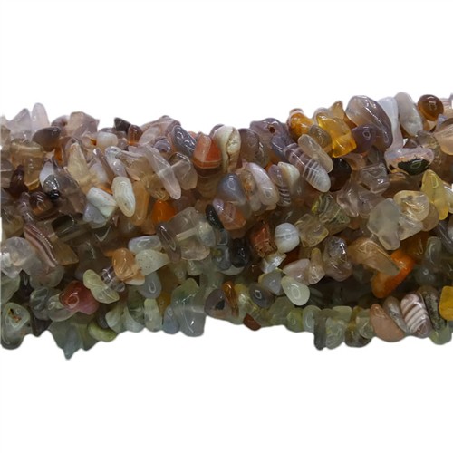 Botswana Agate 3-5mm Chips Beads 32" strand