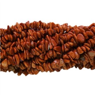 Goldstone 3-5mm Small Chips Beads 32" strand
