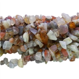 Botswana Agate 5-8mm Chips Beads 32" strand