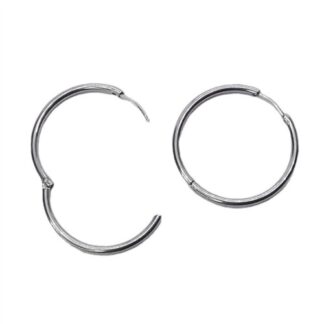 Stainless Steel Hoop Earring 24mm 10pk